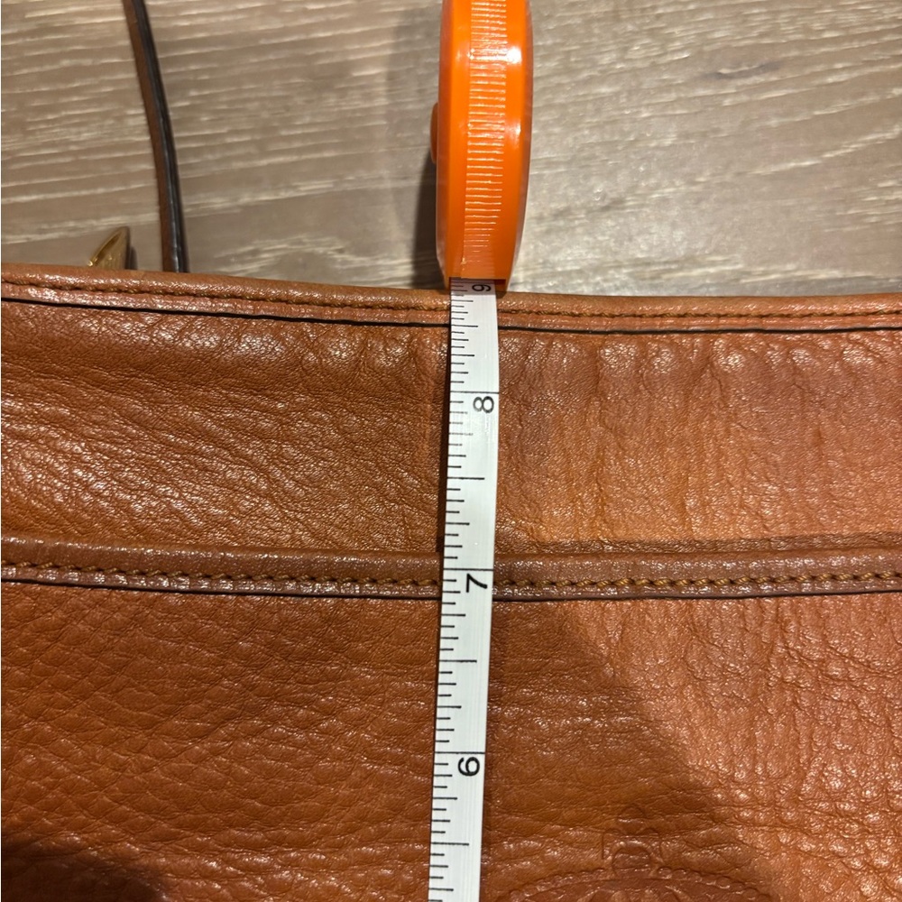 Ralph Lauren Brown Leather Bag with Gold Details - Picture 13 of 13